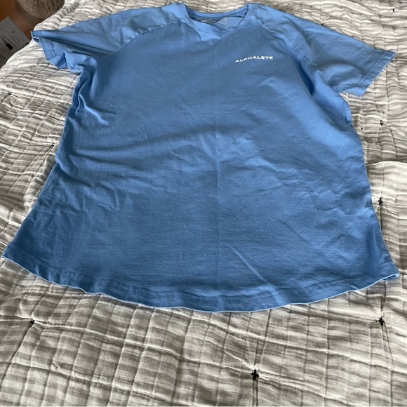 Alphalete | Men's Performance Fit Blue T-shirt sz M - Picture 9 of 15